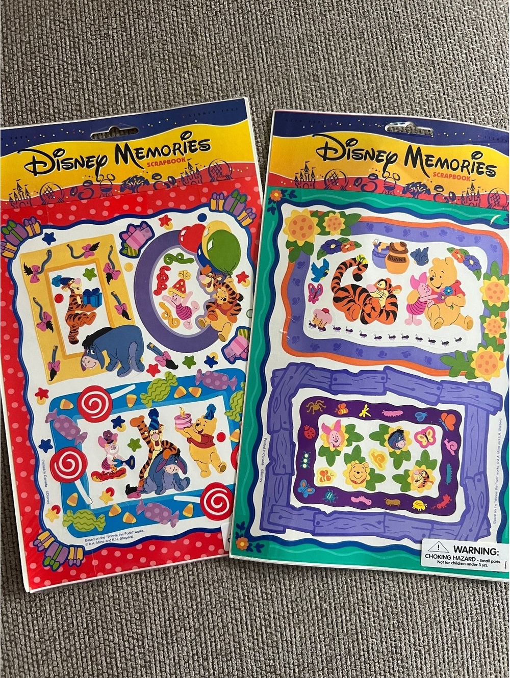 Vintage Winnie the Pooh Stickers
